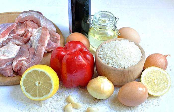 Рецепт Жареный рис со свининой шаг-1