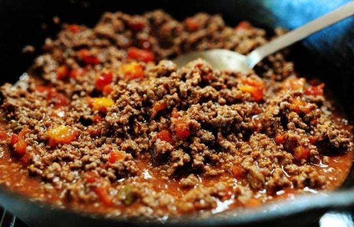 Рецепт Жаркое из говядины с фасолью и помидорами  шаг-4