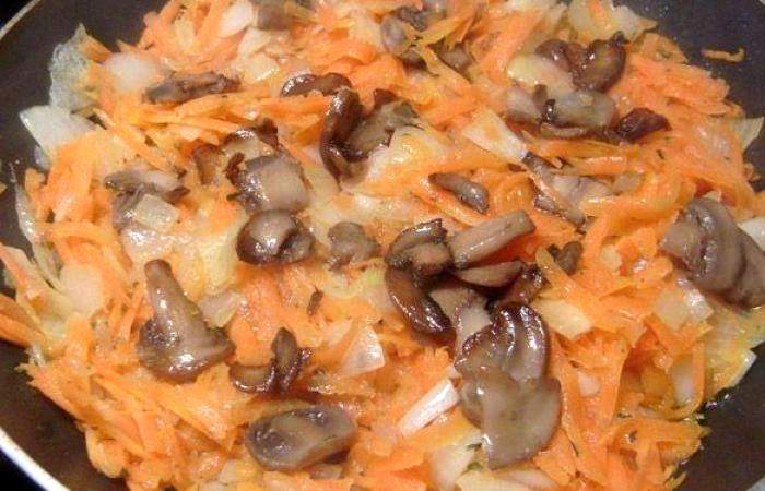 Рецепт Жаркое из курицы с грибами в горшочках  шаг-4