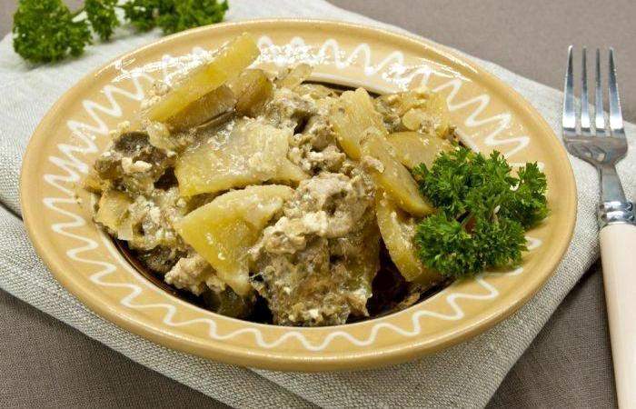Рецепт Жаркое с телятиной Готовим Мясо Жаркое с телятиной