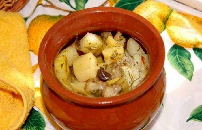 Рецепт Жаркое в горшочках по-вегетариански Готовим Мясо Жаркое в горшочках по-вегетариански