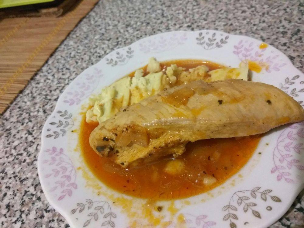 Рецепт Чахохбили из кур и томатного пюре Готовим Мясо Чахохбили из кур и томатного пюре