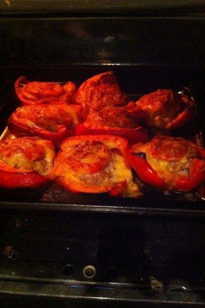 Рецепт Фаршированные перцы в духовке Готовим Мясо Фаршированные перцы в духовке