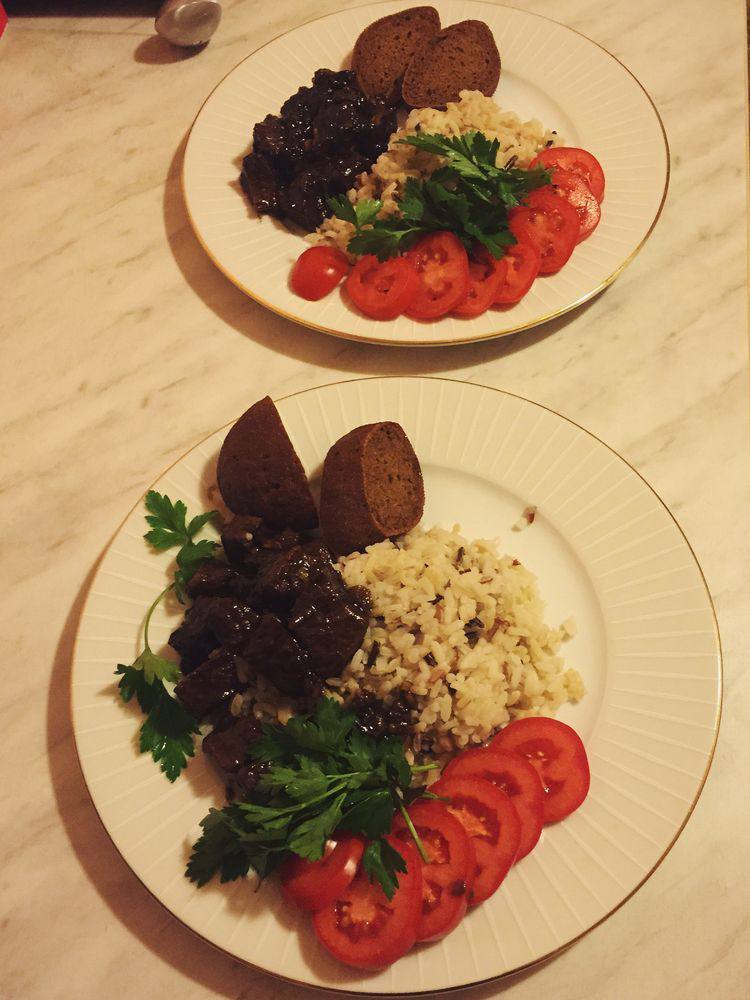 Рецепт Говядина, тушеная в темном пиве Готовим Мясо Говядина, тушеная в темном пиве
