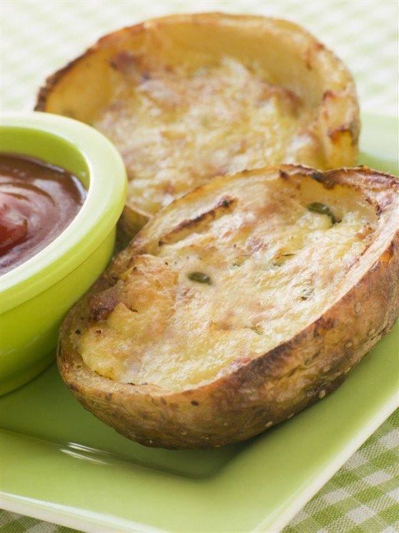 Рецепт Картофель, фаршированный творогом Готовим Вегетарианские Картофель, фаршированный творогом