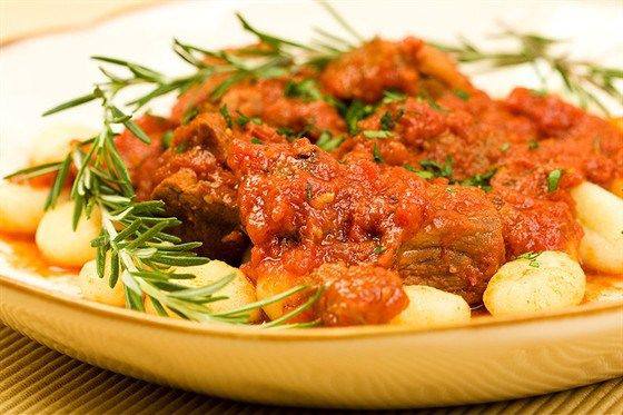 Рецепт Картофельные ньокки с соусом из томатов и базилика Готовим Вегетарианские Картофельные ньокки с соусом из томатов и базилика