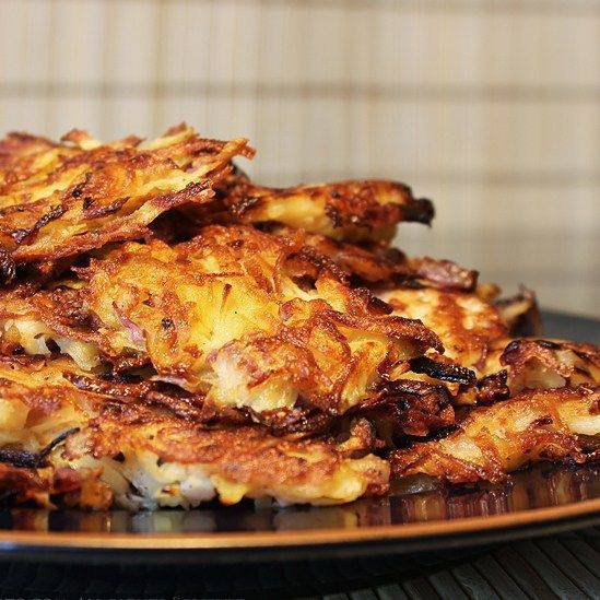 Рецепт Картофельные оладьи Готовим Вегетарианские Картофельные оладьи