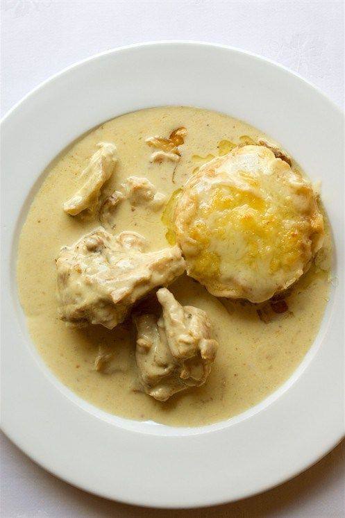 Рецепт Кролик в белом соусе Готовим Мясо Кролик в белом соусе