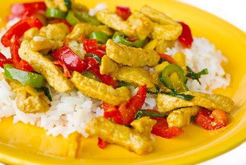 Рецепт Куриное рагу с грибами и перцами Готовим Мясо Куриное рагу с грибами и перцами