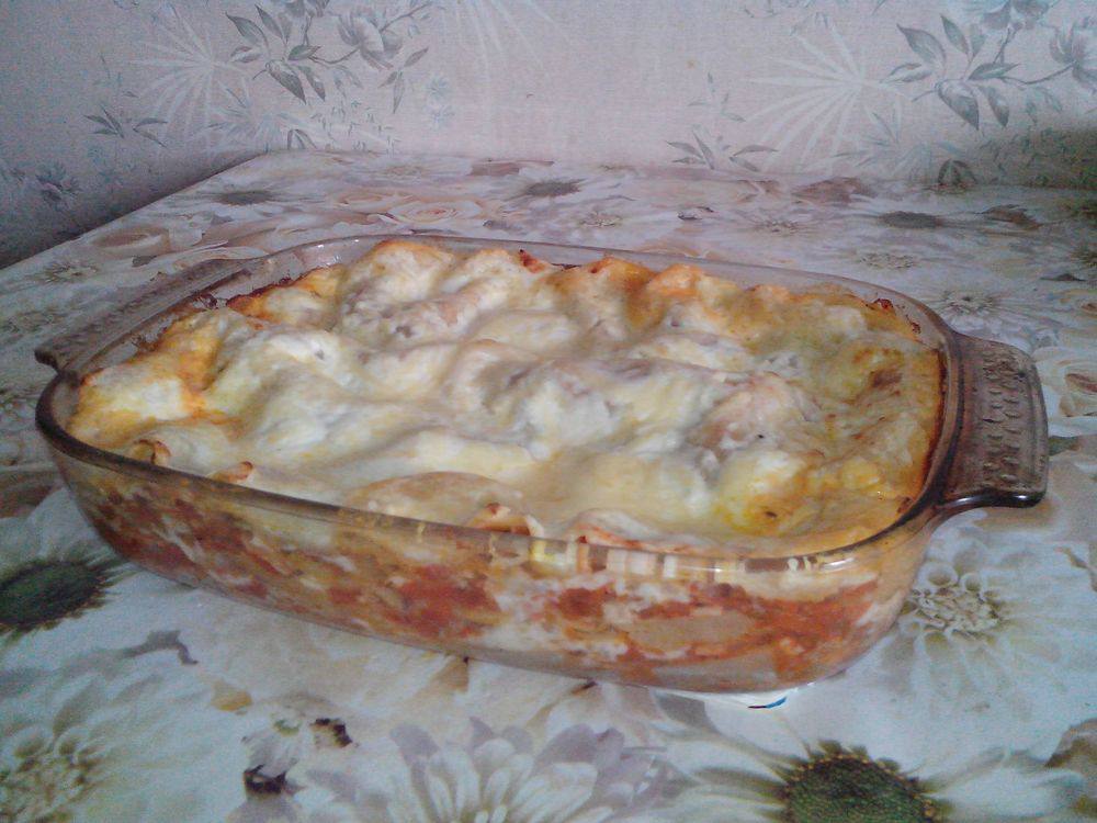 Рецепт Лазанья болоньезе с соусом бешамель Готовим Мясо Лазанья болоньезе с соусом бешамель