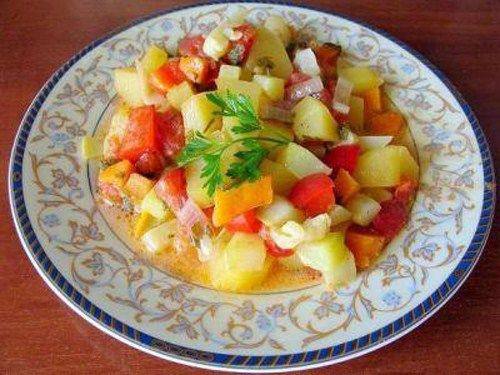 Рагу овощное с кабачками рецепт с фото и картошкой