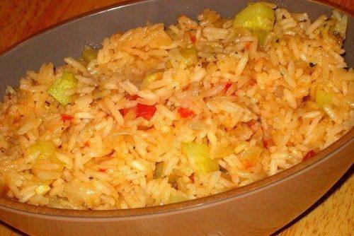 Рецепт Рис с кабачками Готовим Вегетарианские Рис с кабачками