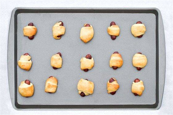 Рецепт Сосисочные спиральки Готовим Мясо Сосисочные спиральки