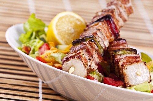 Рецепт Свиные шашлыки по‑тоскански с лимонной цедрой Готовим Мясо Свиные шашлыки по‑тоскански с лимонной цедрой