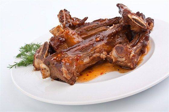 Рецепт Жареное баранье ребро Готовим Мясо Жареное баранье ребро