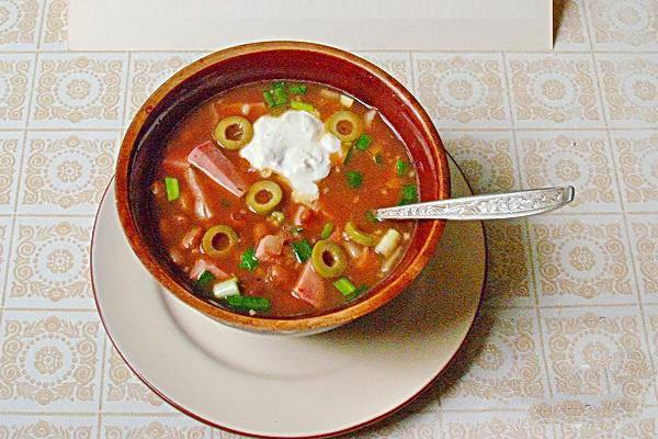 Рецепт Деревенская похлебка из фасоли с ветчиной Готовим Мясо Деревенская похлебка из фасоли с ветчиной