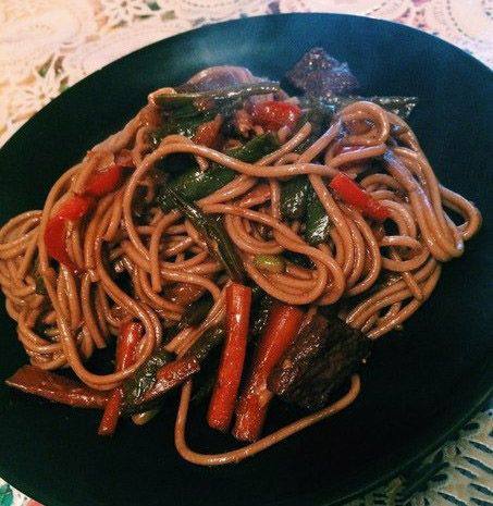 Рецепт Лапша со свининой в соусе терияки Готовим Мясо Лапша со свининой в соусе терияки