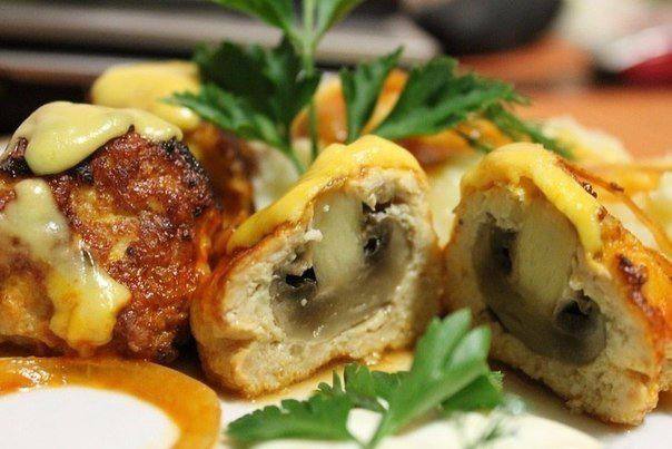Рецепт Мясные шарики с грибами Готовим Мясо Мясные шарики с грибами