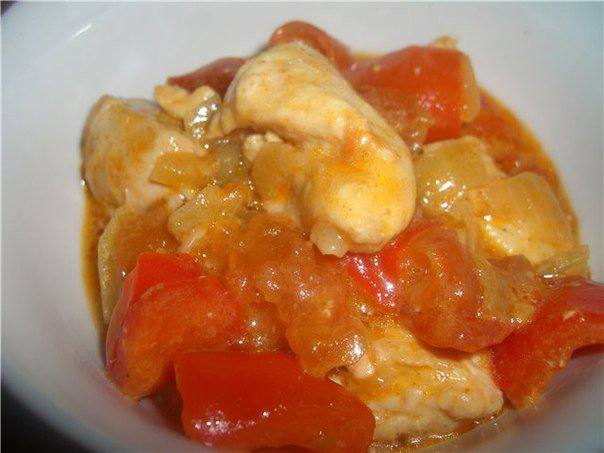 Рецепт Паприкаш с курицей Готовим Мясо Паприкаш с курицей