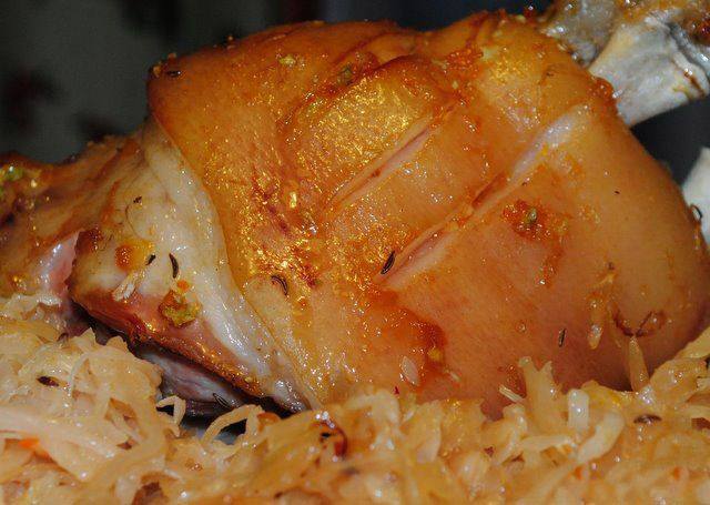 Рецепт Свиная рулька по-немецки Готовим Мясо Свиная рулька по-немецки