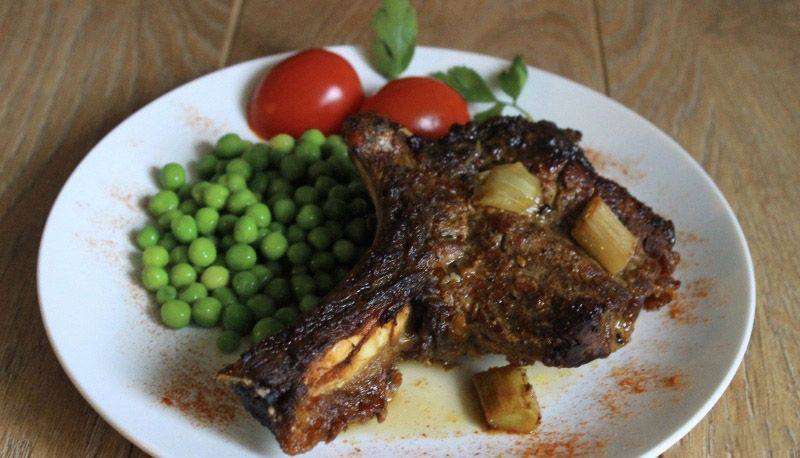 Рецепт Запеченная корейка на кости Готовим Мясо Запеченная корейка на кости