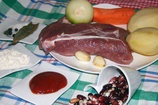 Рецепт Чанахи из свинины шаг-1