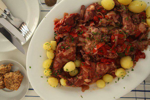 Рецепт Кролик по-деревенски Готовим Мясо Кролик по-деревенски