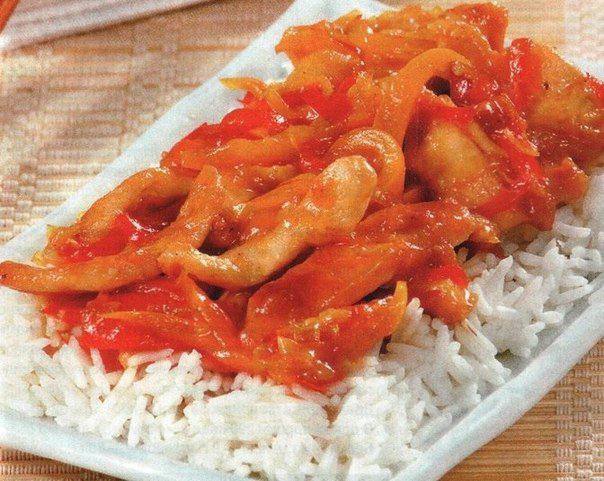 Рецепт Курица по-тайски Готовим Мясо Курица по-тайски
