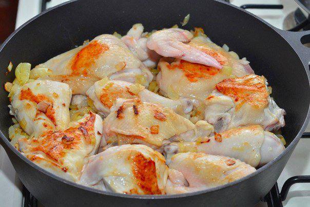 Рецепт Курица с карамелизированными грушами шаг-3