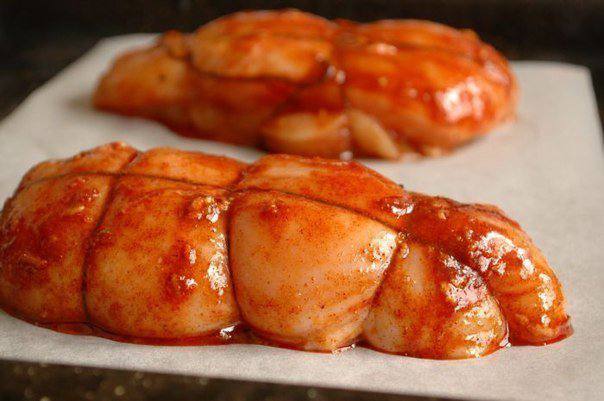 Рецепт Куриная пастрома с медом и паприкой шаг-3