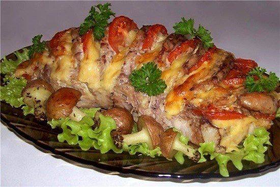 Рецепт Свинина, запеченная «гармошкой» Готовим Мясо Свинина, запеченная «гармошкой»