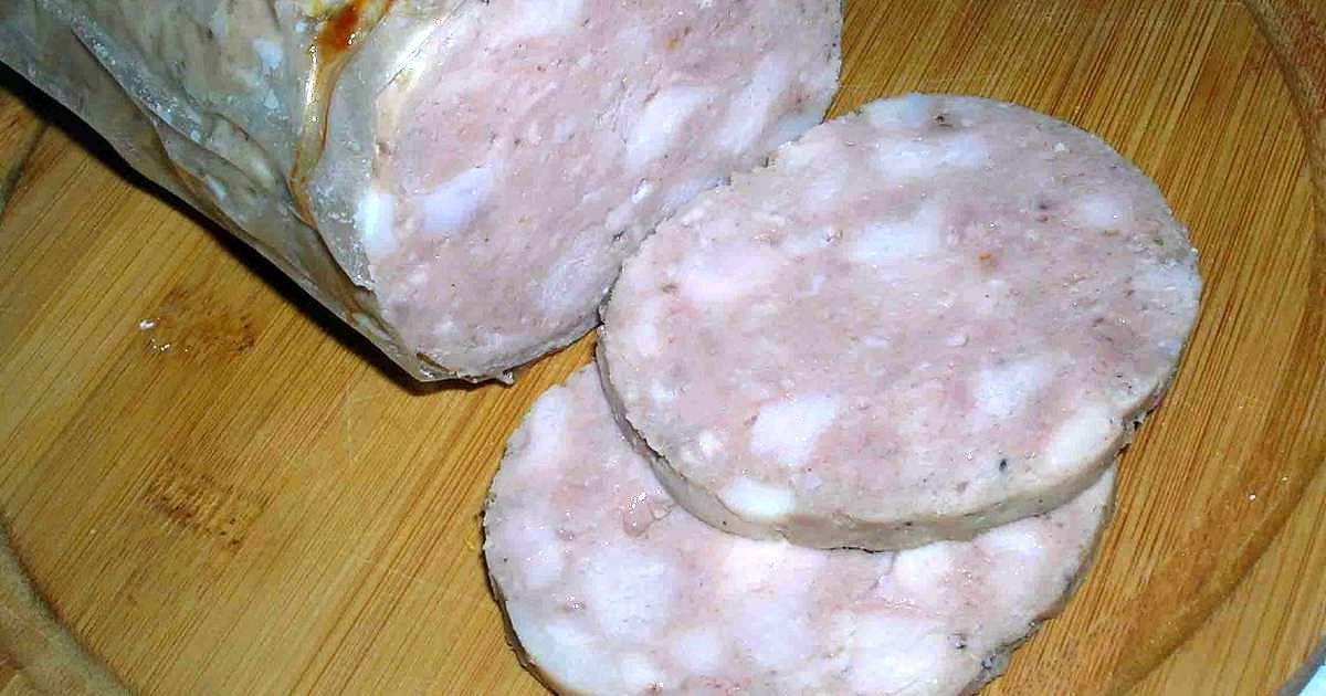 Рецепт Колбаса домашняя из пяти сортов мяса: Новогоднее ассорти Готовим Мясо Колбаса домашняя из пяти сортов мяса: Новогоднее ассорти