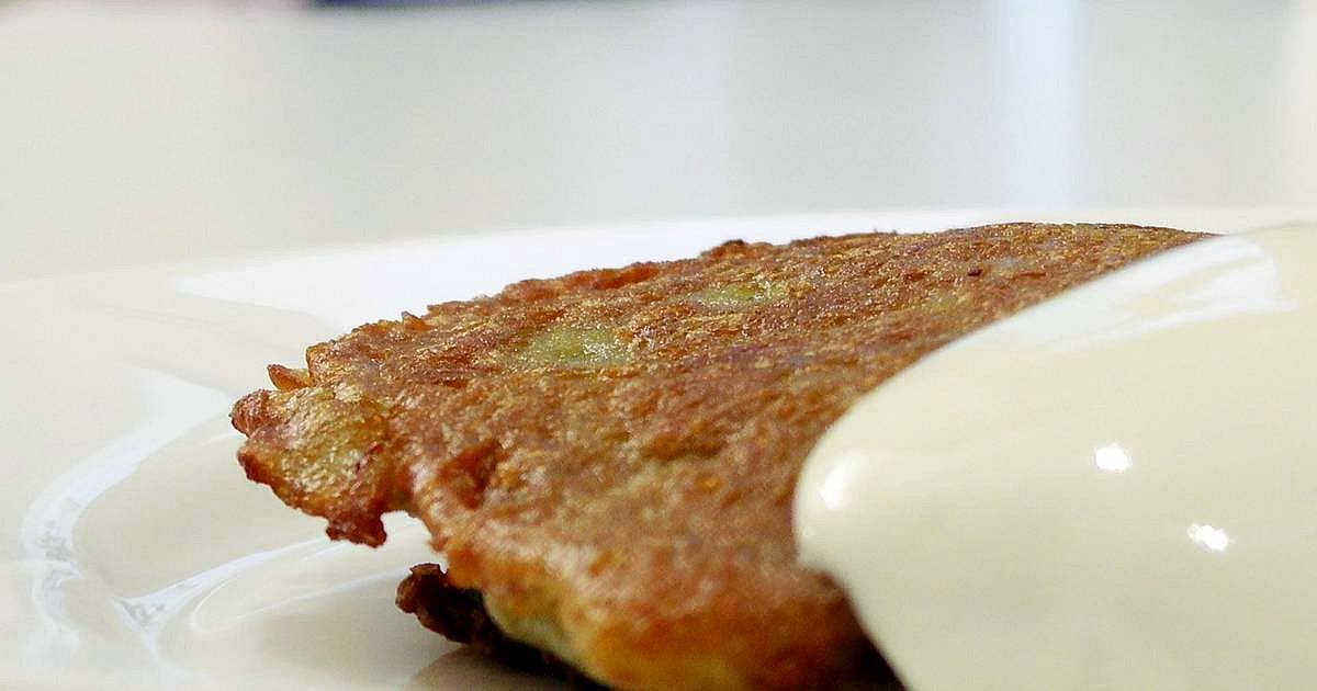 Рецепт Картофельные блины с мясом Готовим Мясо Картофельные блины с мясом