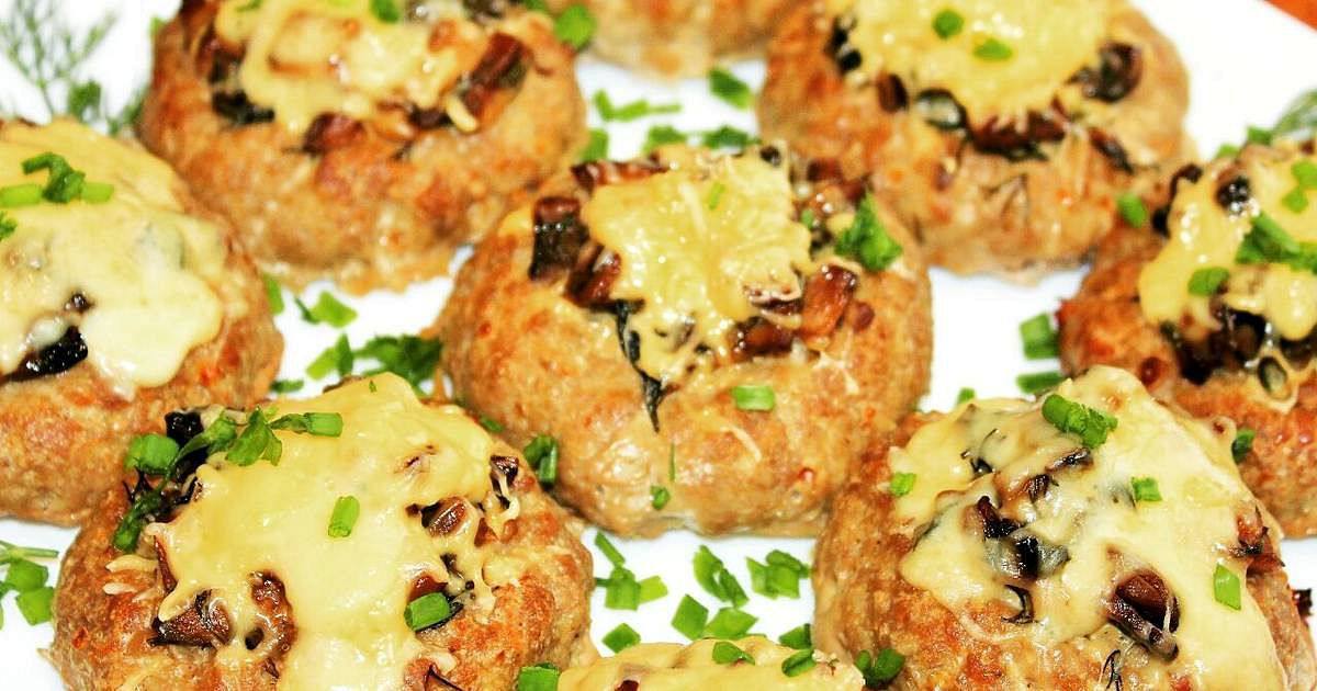 Рецепт Мясные гнёзда с грибами Готовим Мясо Мясные гнёзда с грибами