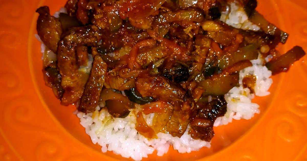 Рецепт Мясное азу из свинины Готовим Мясо Мясное азу из свинины