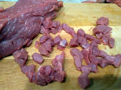 Рецепт Мясо «Албаночка» шаг-1