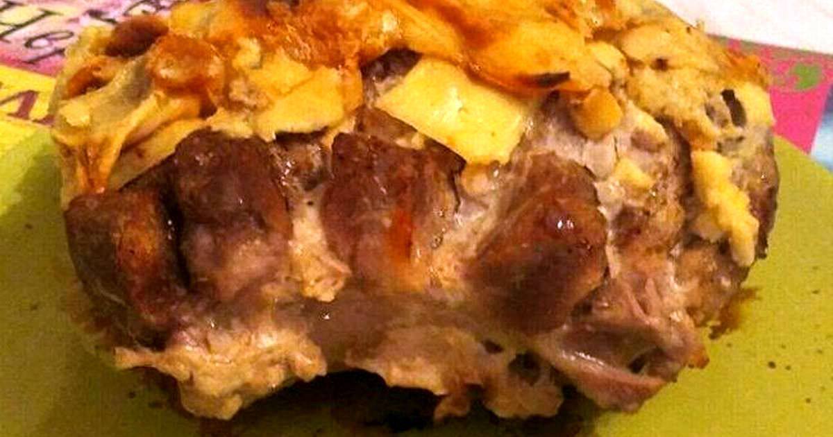 Рецепт Мясо "Гормошка" - блюдо на праздничный стол Готовим Мясо Мясо "Гормошка" - блюдо на праздничный стол