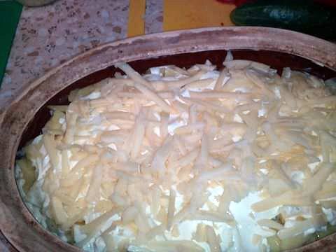 Рецепт Слоёнка картофельная с мясом шаг-9