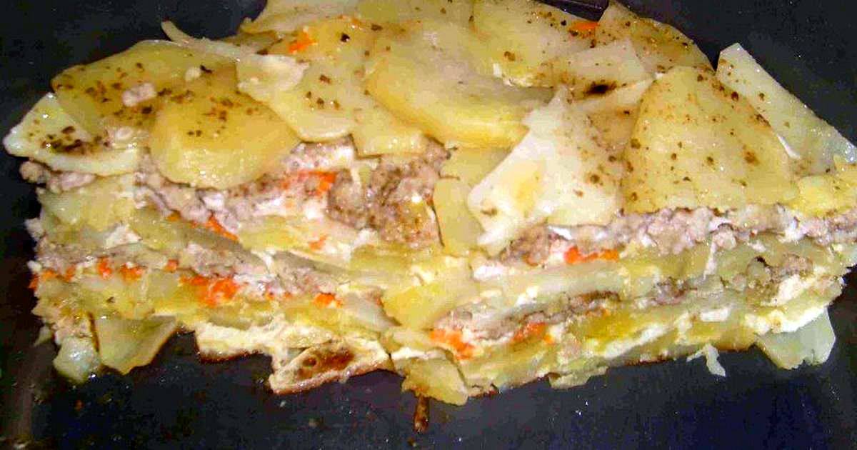 Рецепт Запеканка с мясным фаршем в мультиварке Готовим Мясо Запеканка с мясным фаршем в мультиварке