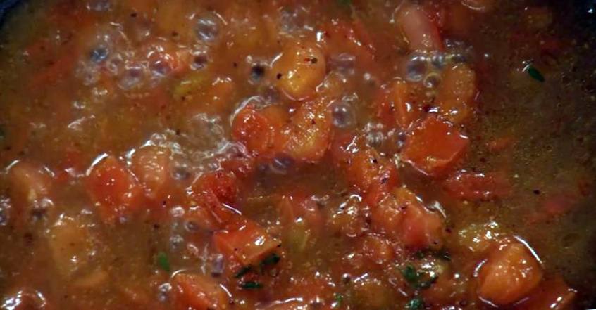 Рецепт Баранина, тушенная в грейпфрутовом соке, с томатно-медовым соусом шаг-6