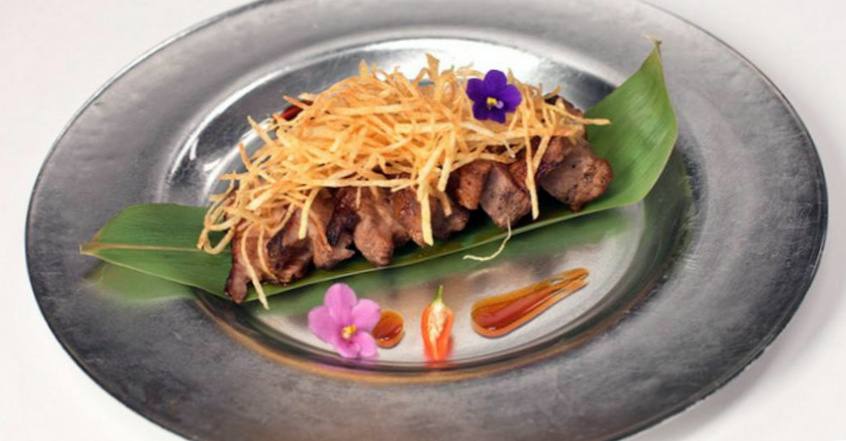 Рецепт Свиная грудинка в азиатском стиле с картофелем пай шаг-1