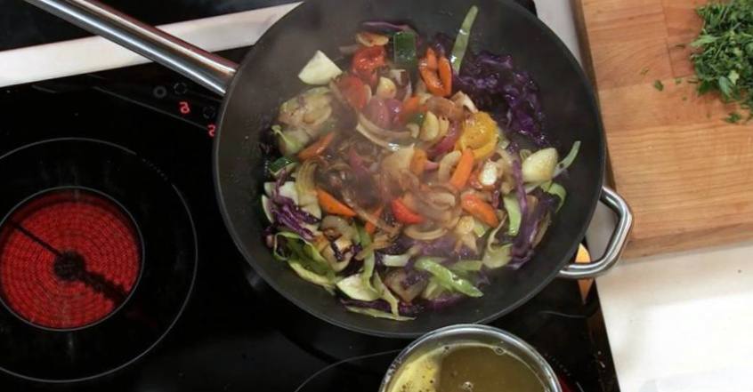 Рецепт Свинина и тринадцать овощей  шаг-4