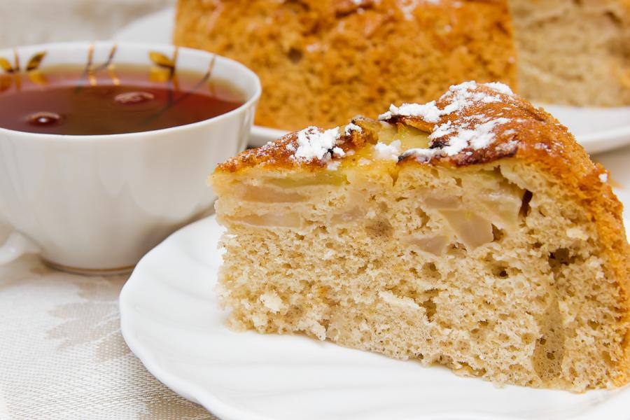 Рецепт Пышная шарлотка в мультиварке Готовим Кухонная техника Пышная шарлотка в мультиварке