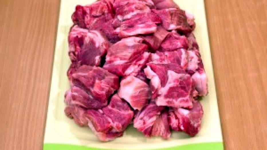 Рецепт Шашлык из свинины в розовом соусе шаг-1