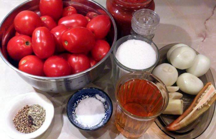 Рецепт Домашний кетчуп кисло-сладкий шаг-1