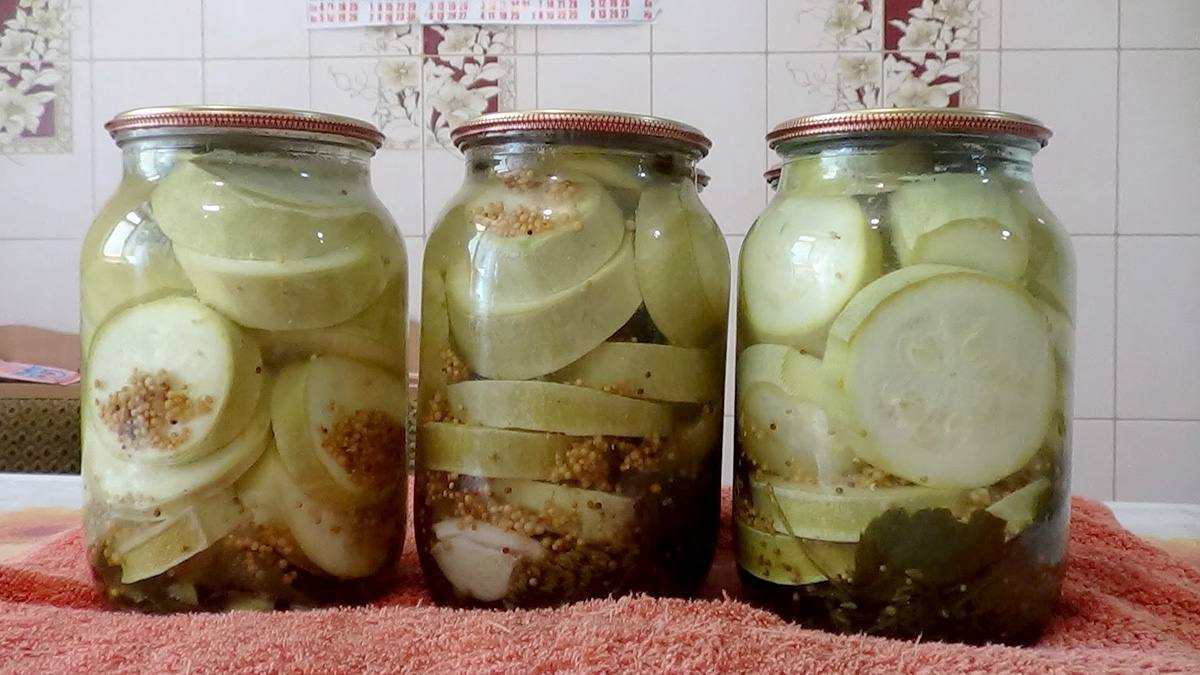 Рецепт Кабачковый салат на зиму Готовим Консервация Кабачковый салат на зиму