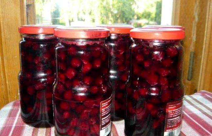 Рецепт Вишневое варенье с косточками Готовим Консервация Вишневое варенье с косточками