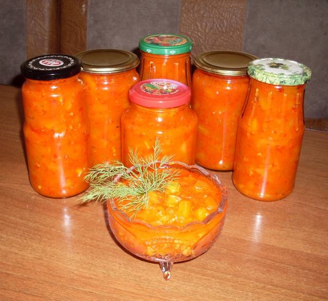Рецепт Закуска из кабачков на зиму Готовим Консервация Закуска из кабачков на зиму
