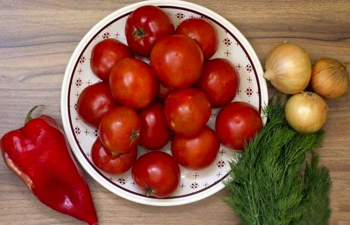 Рецепт Закусочные помидоры шаг-1