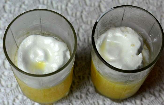 Рецепт Апельсиновый коктейль с мороженым  шаг-2